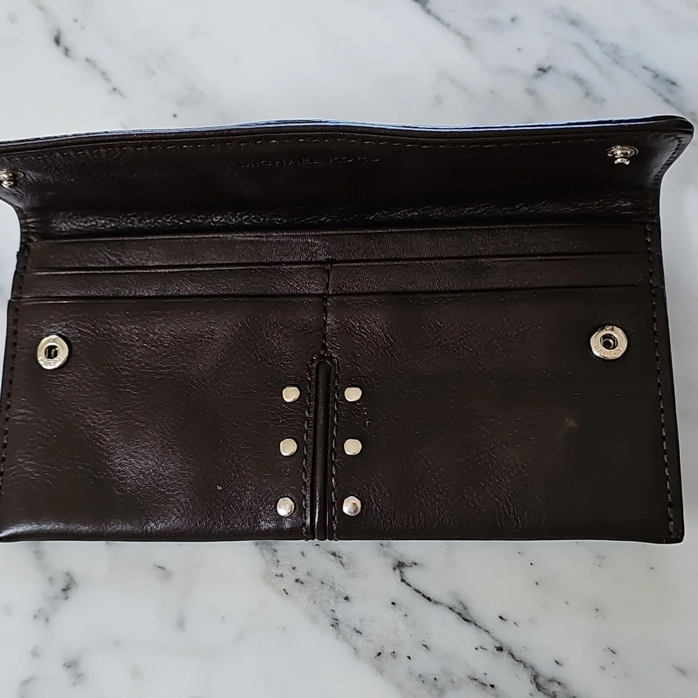 Vintage Michael Kors Leather Studded Wallet - Picture 6 of 11